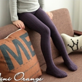 (5雙)女童糖果色條紋彈力棉褲襪~顏色隨機