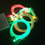 micro USB圓管發光數據線