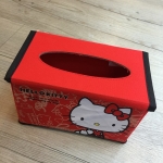 KITTY塗鴉面紙盒-小(缺貨中)