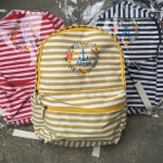 (1個)花樣海軍風條紋雙背包