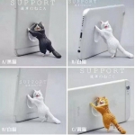 日本爆紅貓援君手機支架
