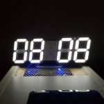 LED多功能時鐘(白色)